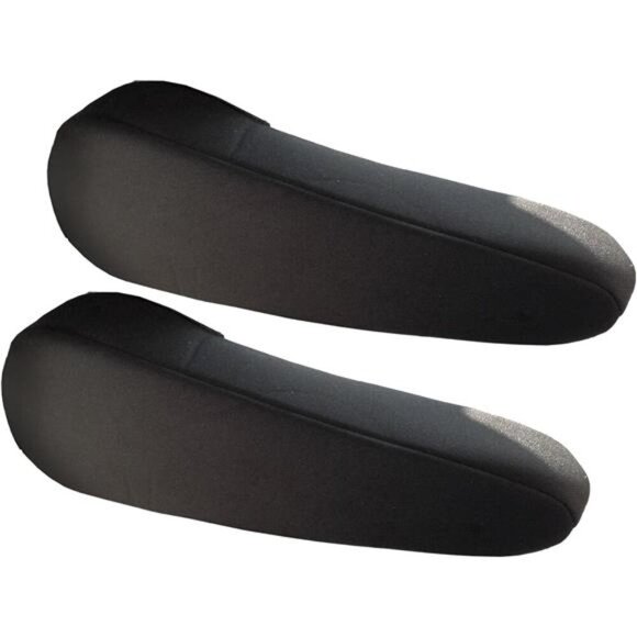 Group Flat Cloth Fabric Armrest Cover Semi-Universal Fit, One Pair Black - Picture 1 of 7